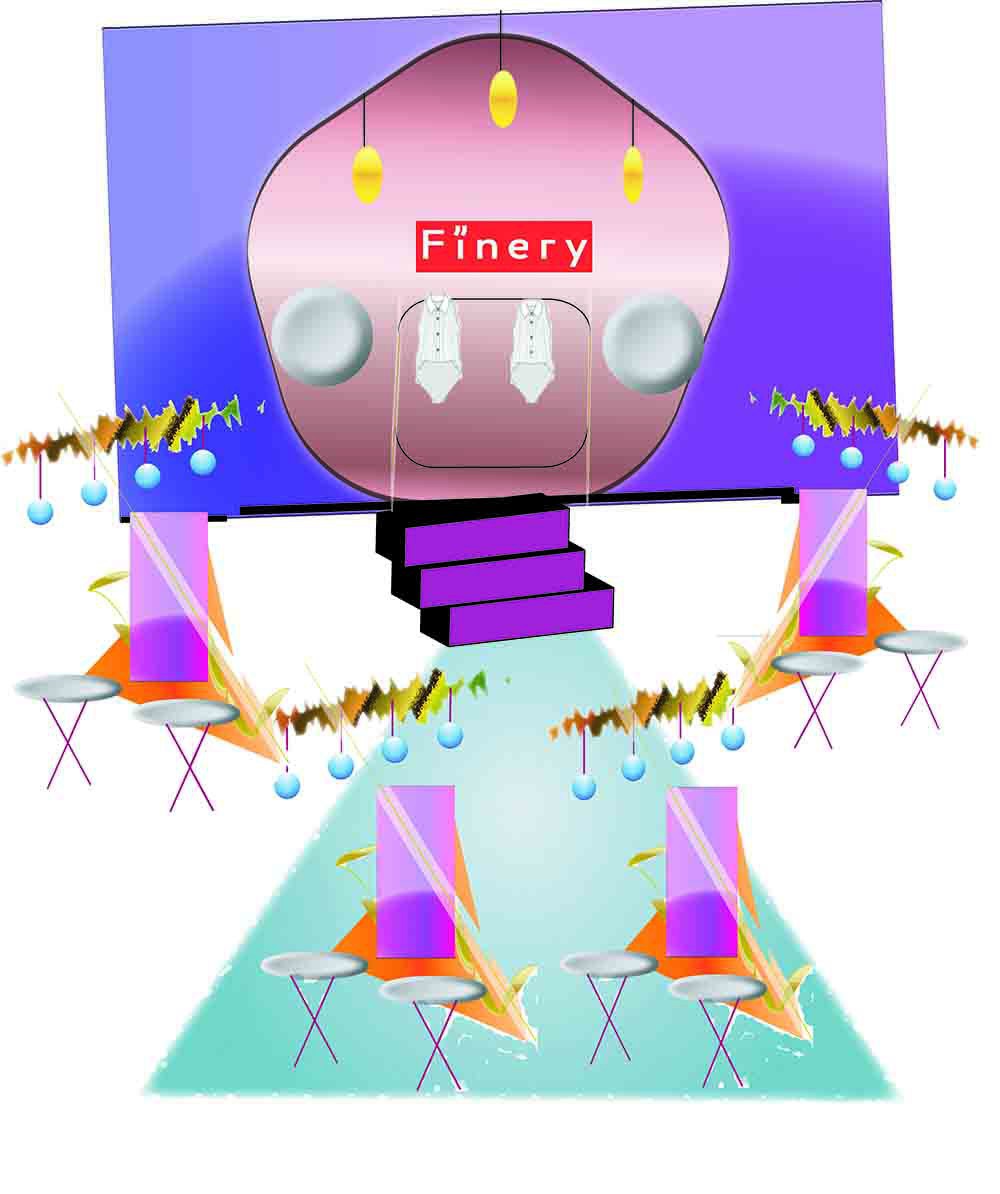 Abigail Butler, BA (Hons) Creative Direction for Fashion, FMP Illustration mock up.