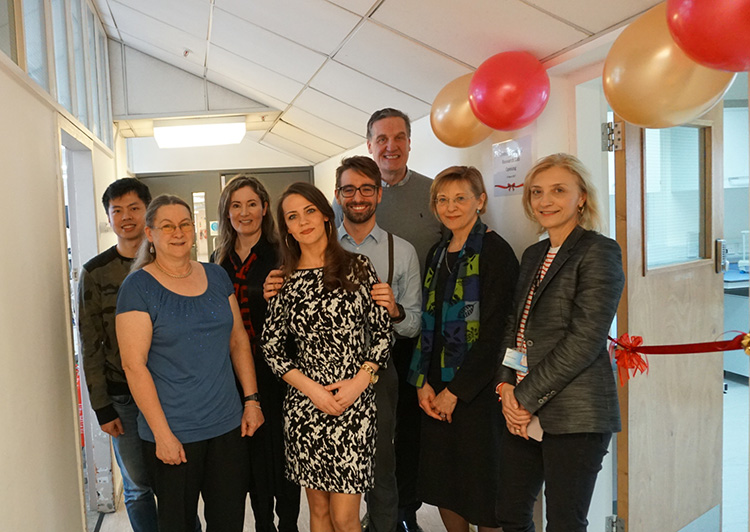 Cosmetic Science Research Group with the Dean of FBS Andrew Hughes