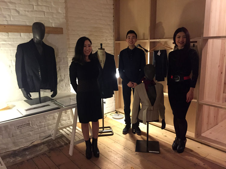 Misa, Bowen and Akino with their winning designs