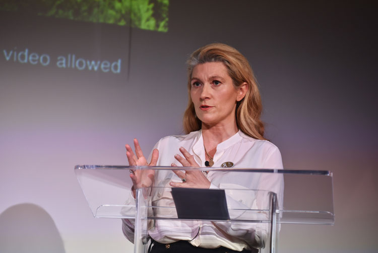 Kering Chief Sustainability Officer, Marie-Claire Daveu. Image: © 2016 Dave Benett