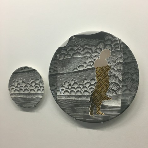 Ceramic piece from the exhibition by Charlotte Hodes