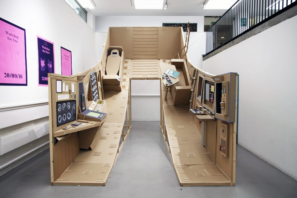 The finished Stanley Kubrick inspired film-set