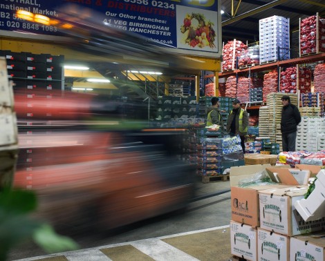 Spitalfields Market night shift