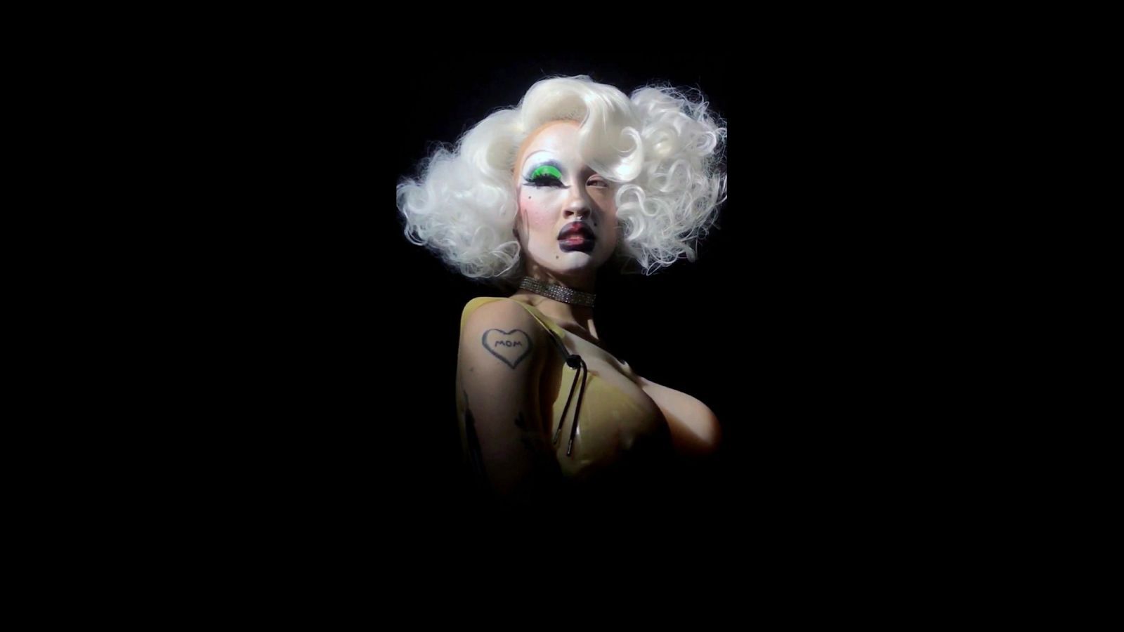 glamourous trans figure