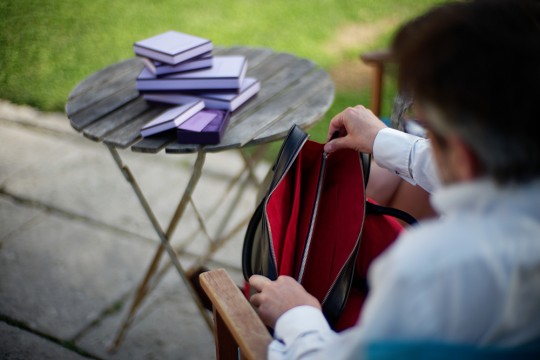 Mark with Cavessons case