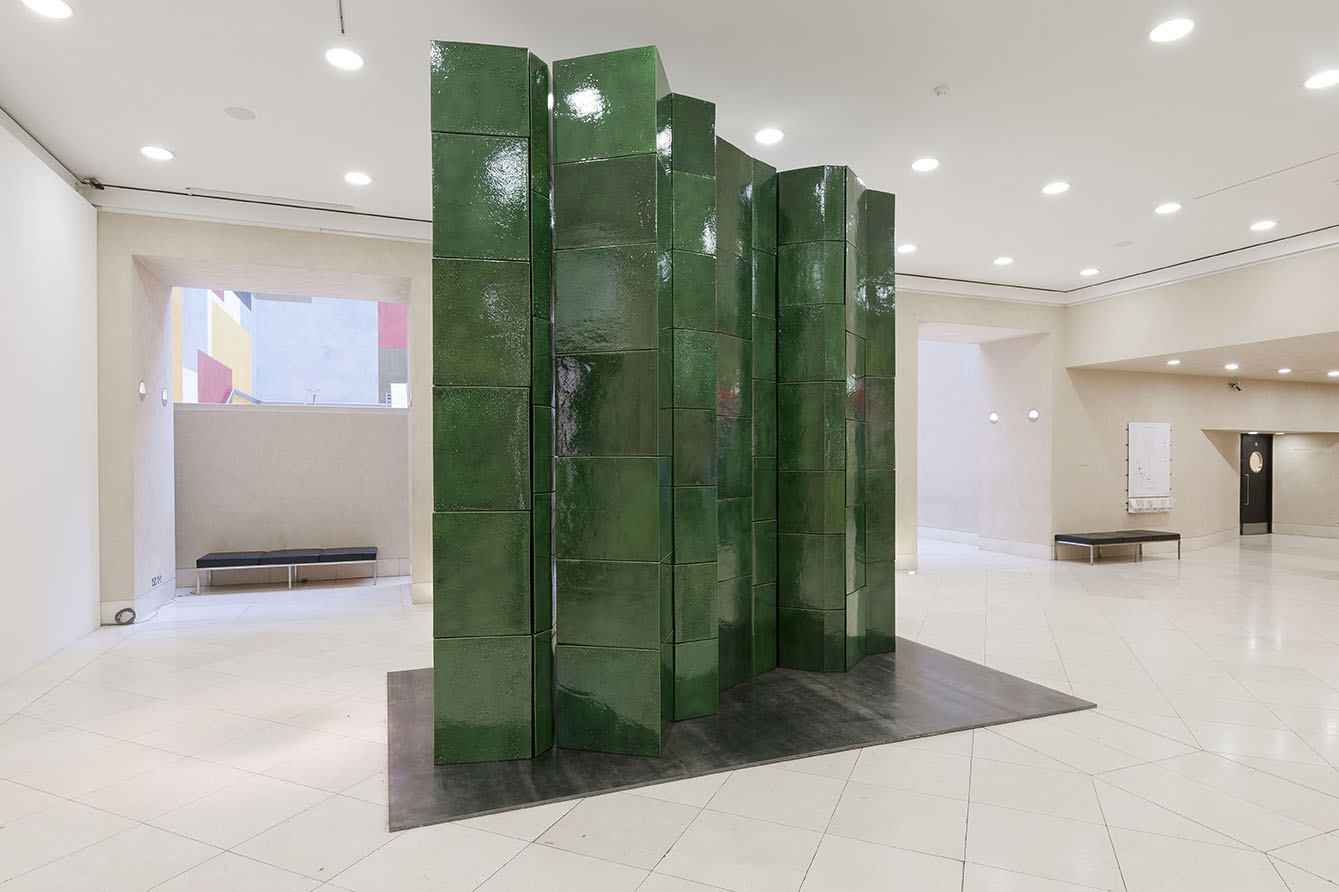 Richard Deacon, Fold 2012 installation at Tate Britain. Photocredit: Tate Photography, Lucy Dawkin