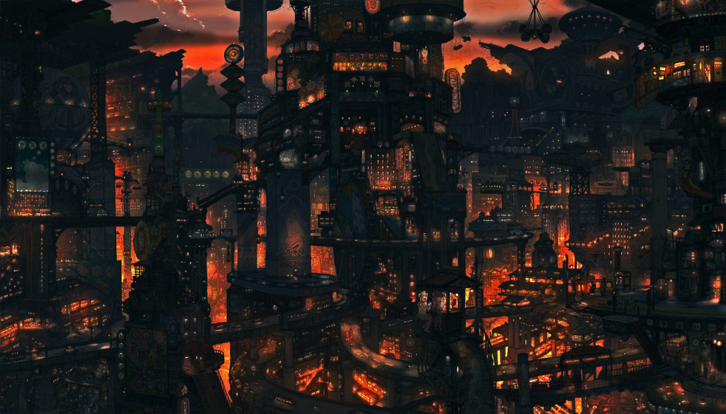 Imperial Boy City Scape Night