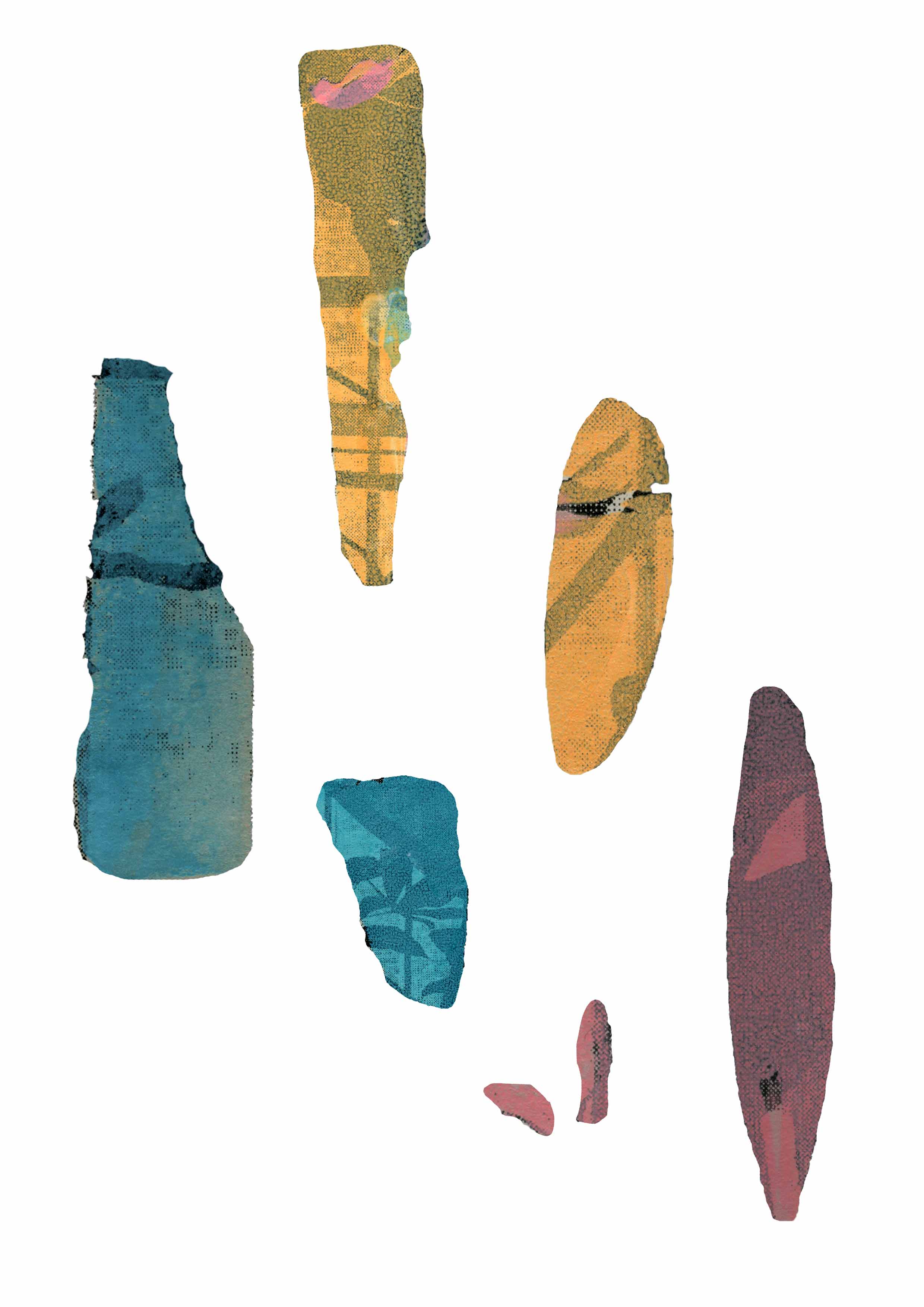 'Pamela' extract, 2016 Screen print by Grizelda Kitchling