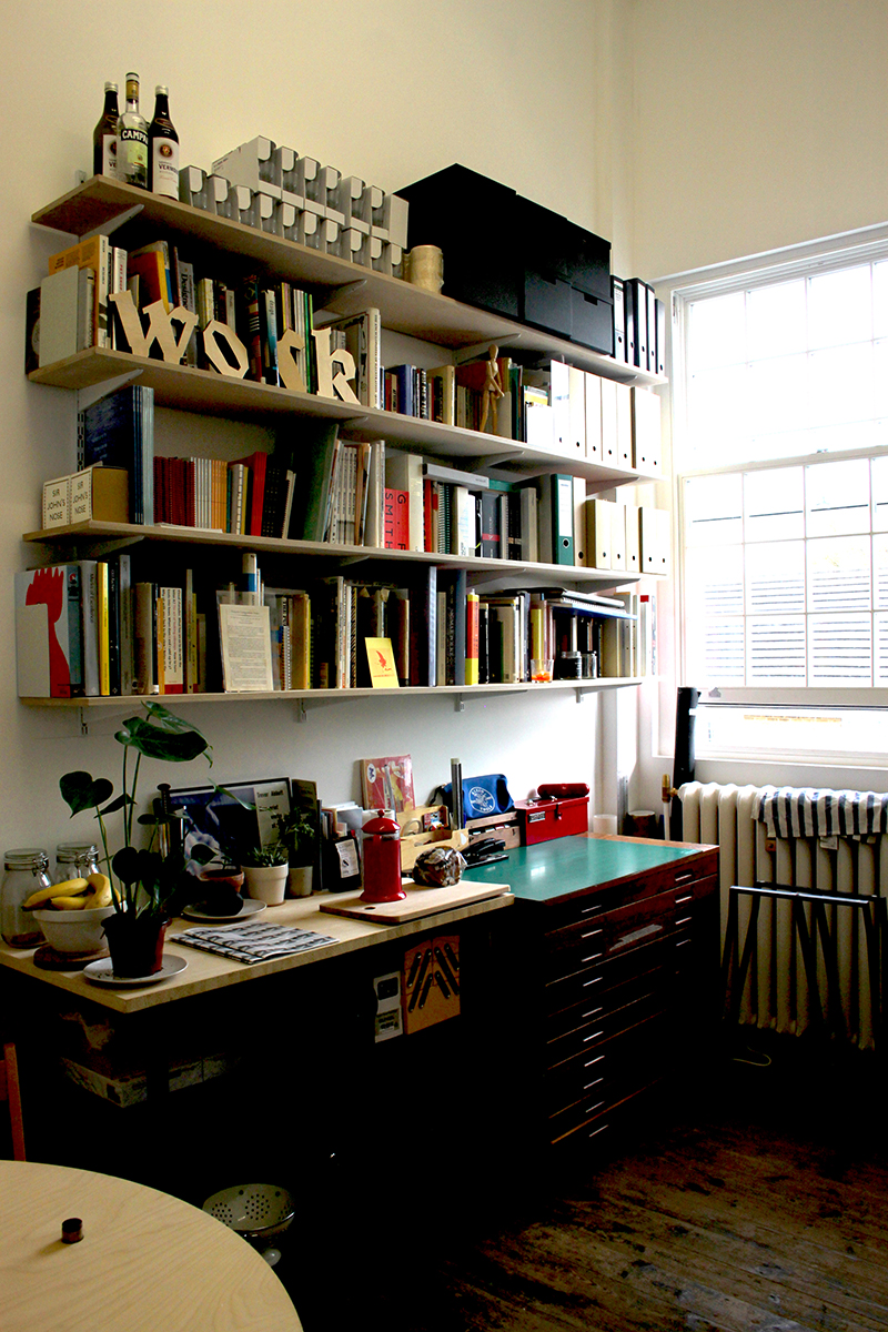 Inside of work-form's studio in Peckham