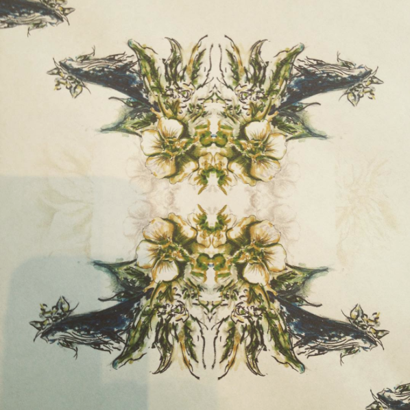 Wallpaper design by Liying Qiu, BA Interior & Spatial Design