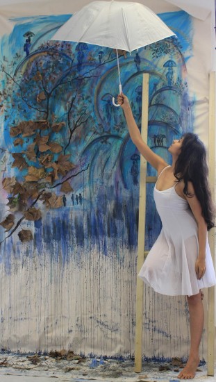 'Serendipity' - Performance Installation ( March 2014), image courtesy of Radhika Prabhu