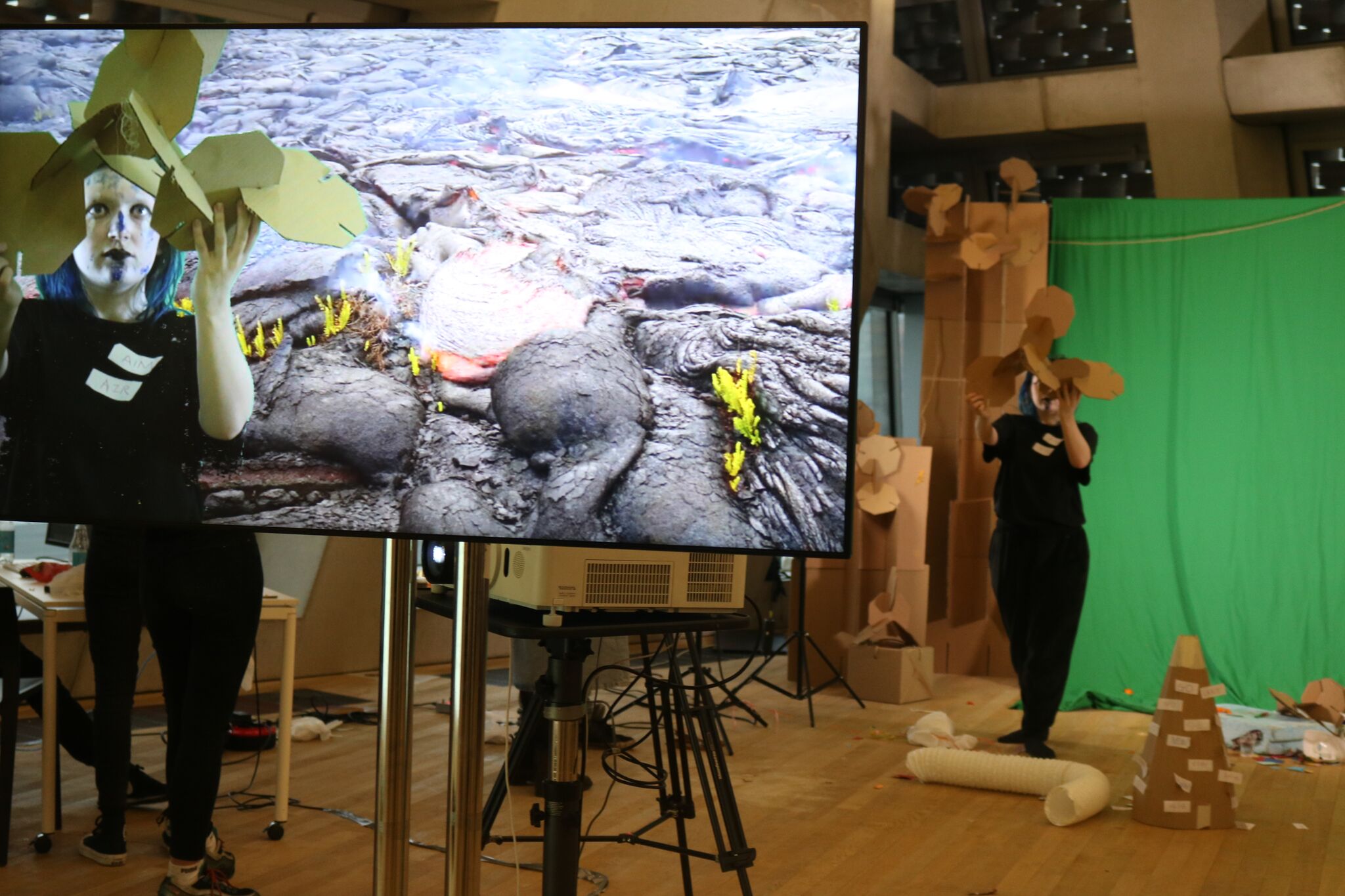 Image of Gesamt performance at Tate Exchange. Photograph by Abigail Fletcher.