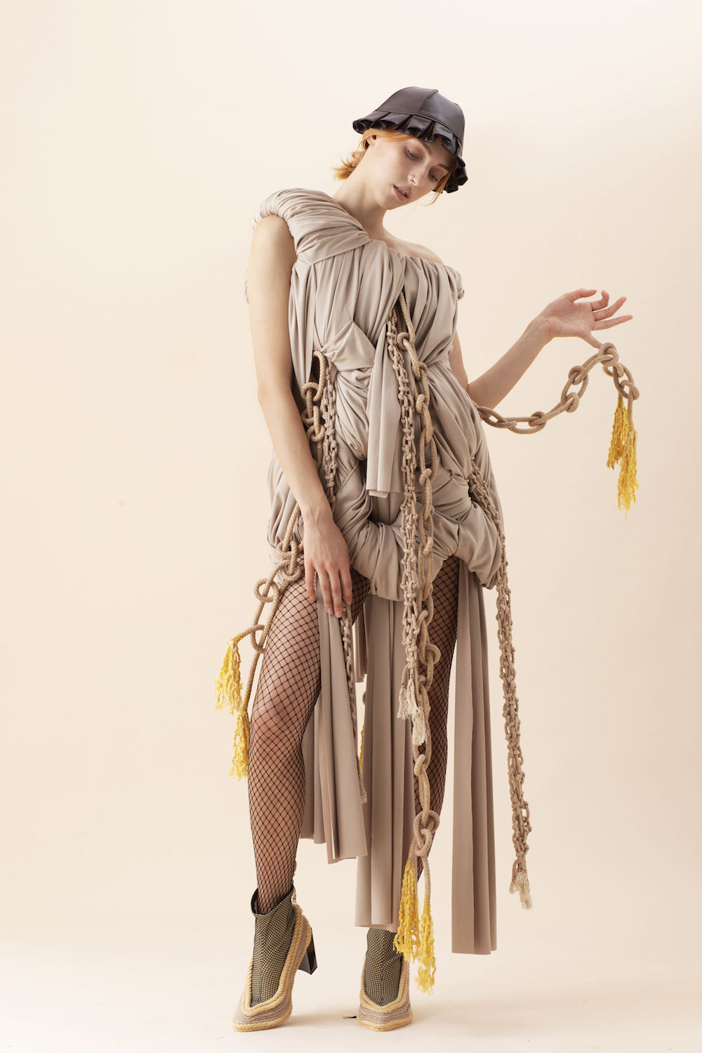 BA (Hons) Fashion Textiles Embroidery graduate Mia Anderson for LCFBA18. 