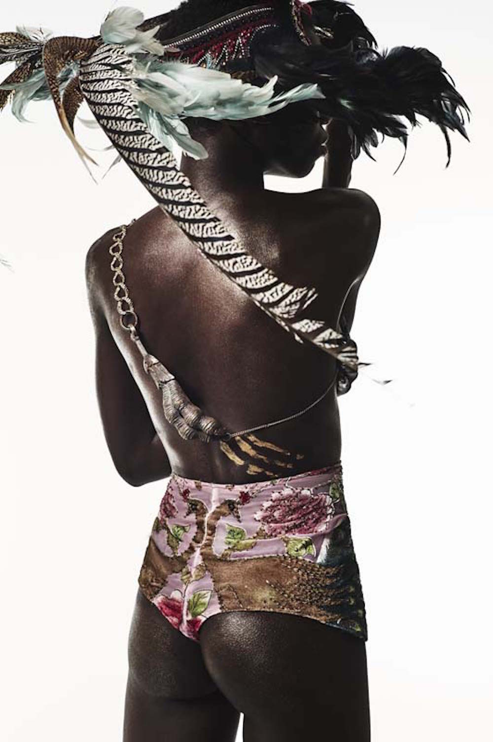  MA Fashion Photography graduate Ram Shergill's 'The Queen' images are based on anthropomorphism and zoomorphism. Styled by Seta Niland, Model is Queen at PRM, Makeup by Lany Nguyen Grealis and Hair by Issy Hyde.