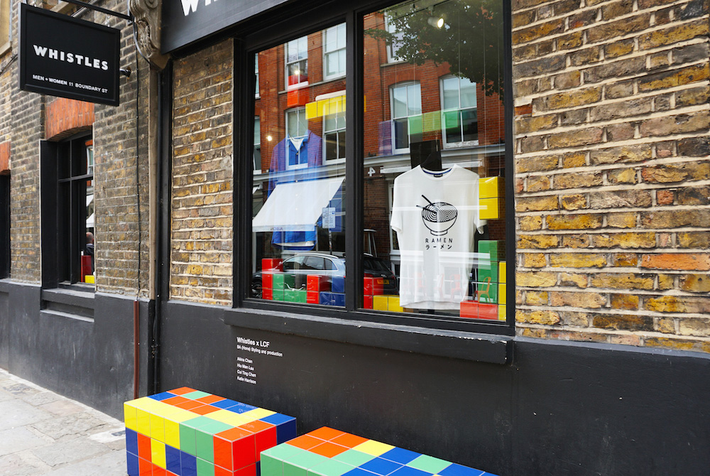 Whistles x Fashion and Styling Production students. 