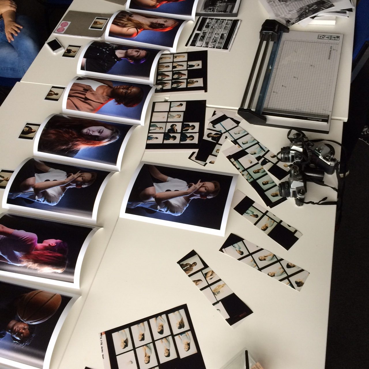 Students experiments with analogue photos