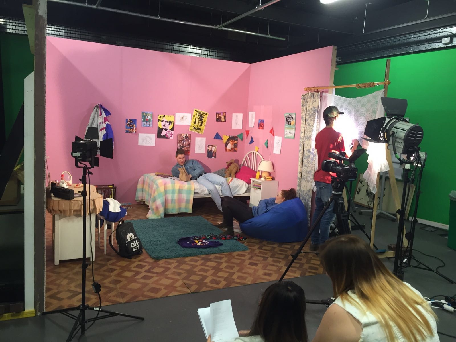 The set for It Was Acceptable in the 80s.