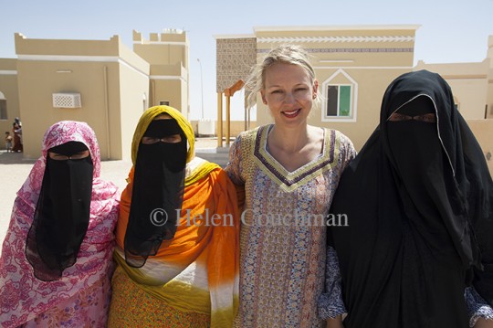 Helen Couchman with Omani Women