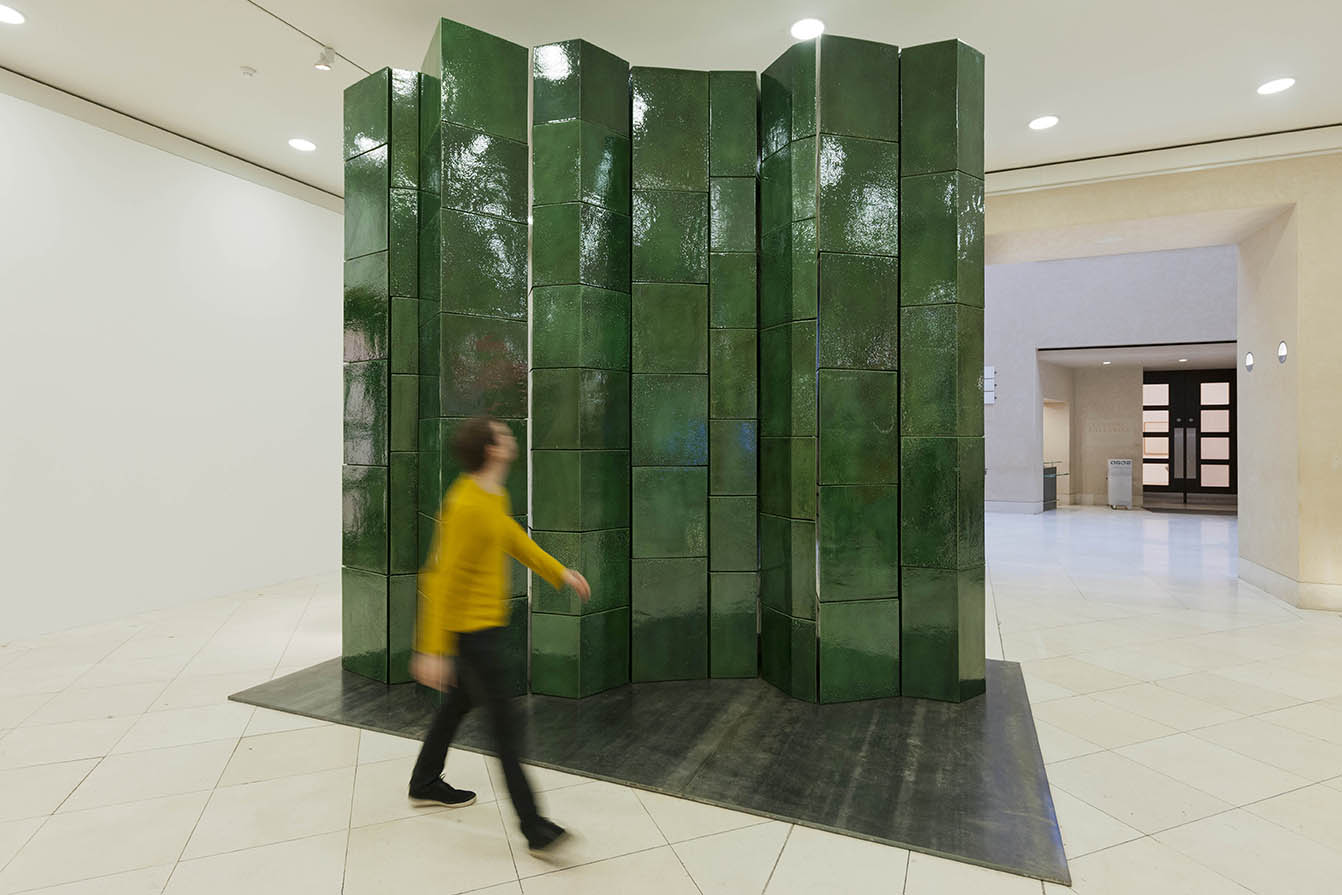 Richard Deacon, Fold 2012 installation at Tate Britain. Photocredit: Tate Photography, Lucy Dawkin