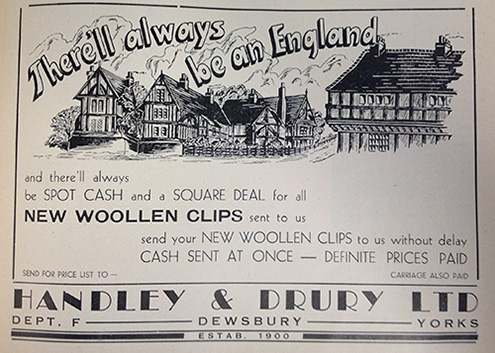 Advert from Tailor and Cutter magazine