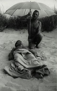 George Tooker, Jared French and Monroe Wheeler, Provincetown, c. 1947