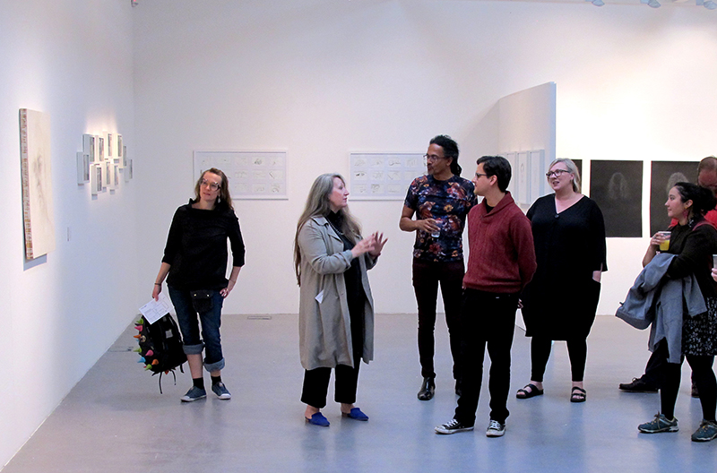 Anita Taylor discusses the work with students