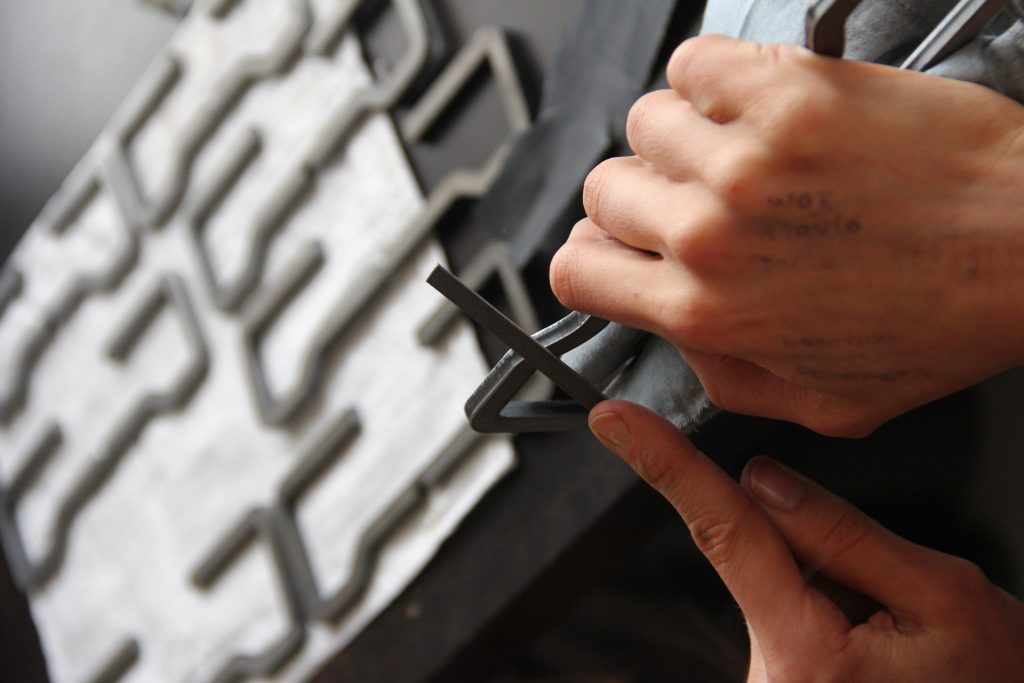 Jaxon Pope modular gas burners work in process