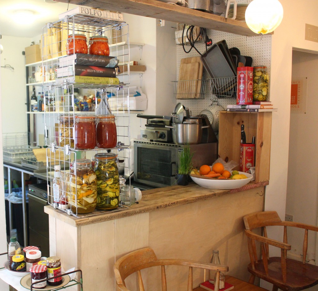 Photograph of the interior of The Pigeon Hole Cafe Camberwell