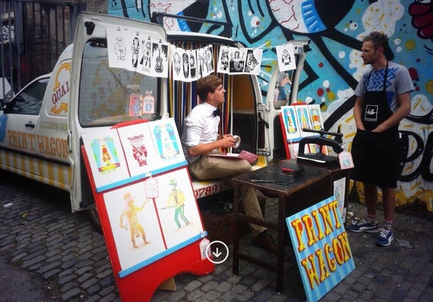 Aidan (Print Wagon) on tour 