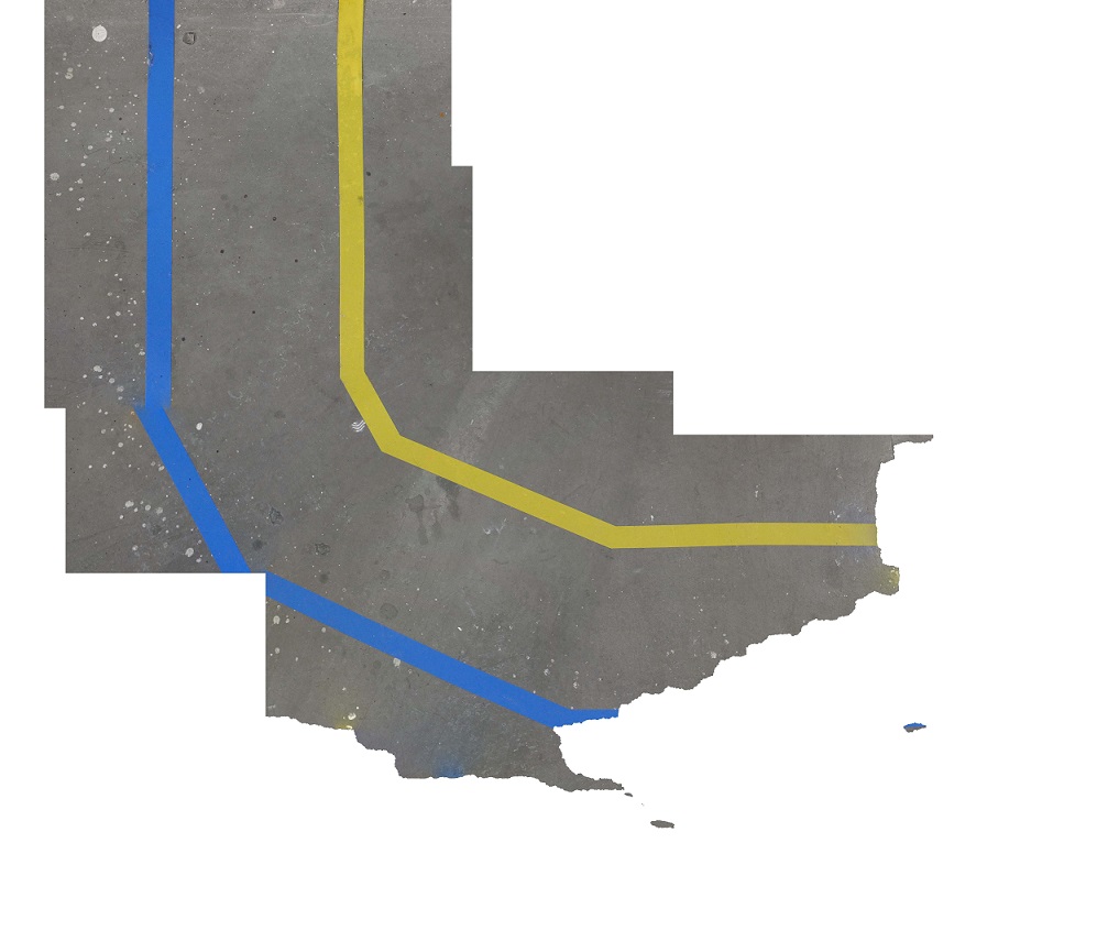 Direction unknown: Floor tape to nowhere