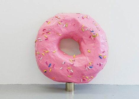 Diet Coke Break, Painting, video and sculpture installation, Dimensions variable, 2015. Image courtesy of Rebecca Molloy. 