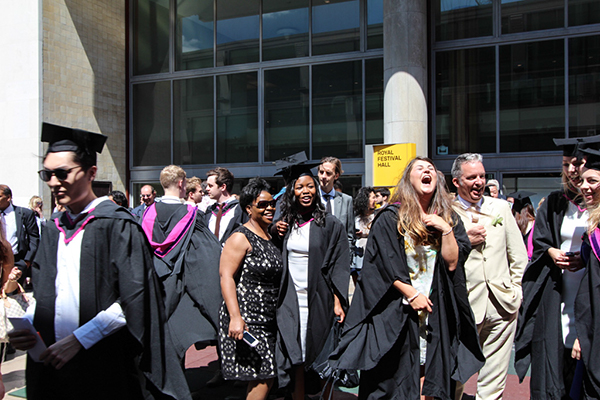 Students from our BA Graphic Design Communication celebrate their graduation.