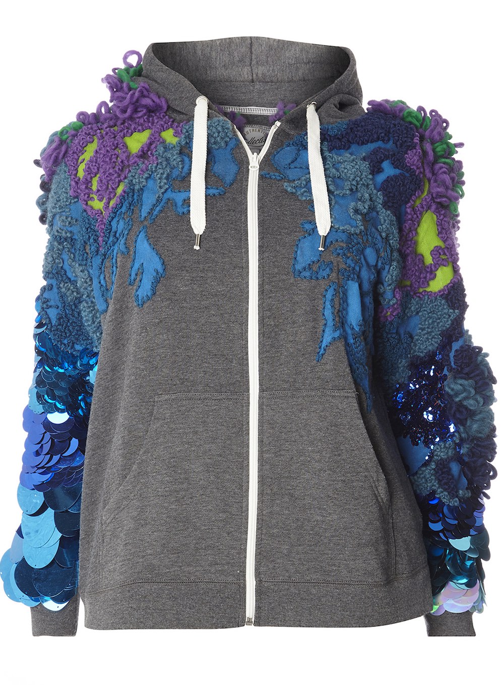 Embroidery and Print by Lindsay Cochlan.