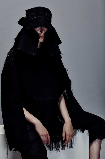 Womenswear by Kenji Lau, BA (Hons) Fashion Design Technology: Womenswear, Photographer: James Rees , Creative Direction: Rob Phillips, Hair: Ezana Ové, Beauty: Kirsty Gaston