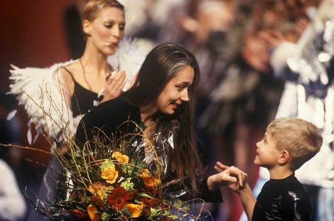 "Helen & Luke - catwalk" 1993 shot c/o Helen Storey foundation.