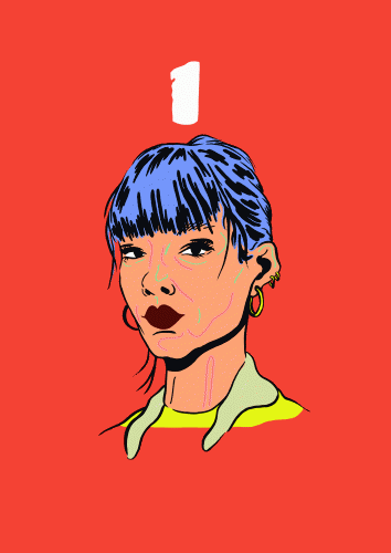 Self portrait by Verity Slade