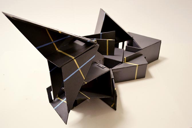 Dolls' house design by Bianca Soberano, BA Interior & Spatial Design