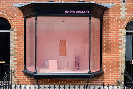 'STRIBYN MOEL - NUDE STRIP [HaHa], 2015. Mixed media, Variable dimensions. Image courtesy of Peanut and the artist.