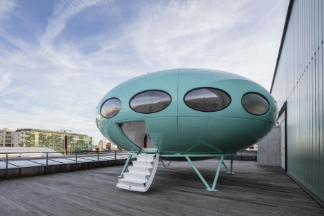 Futuro House, The Terrace, Central Saint Martins, King's Cross © John Sturrock