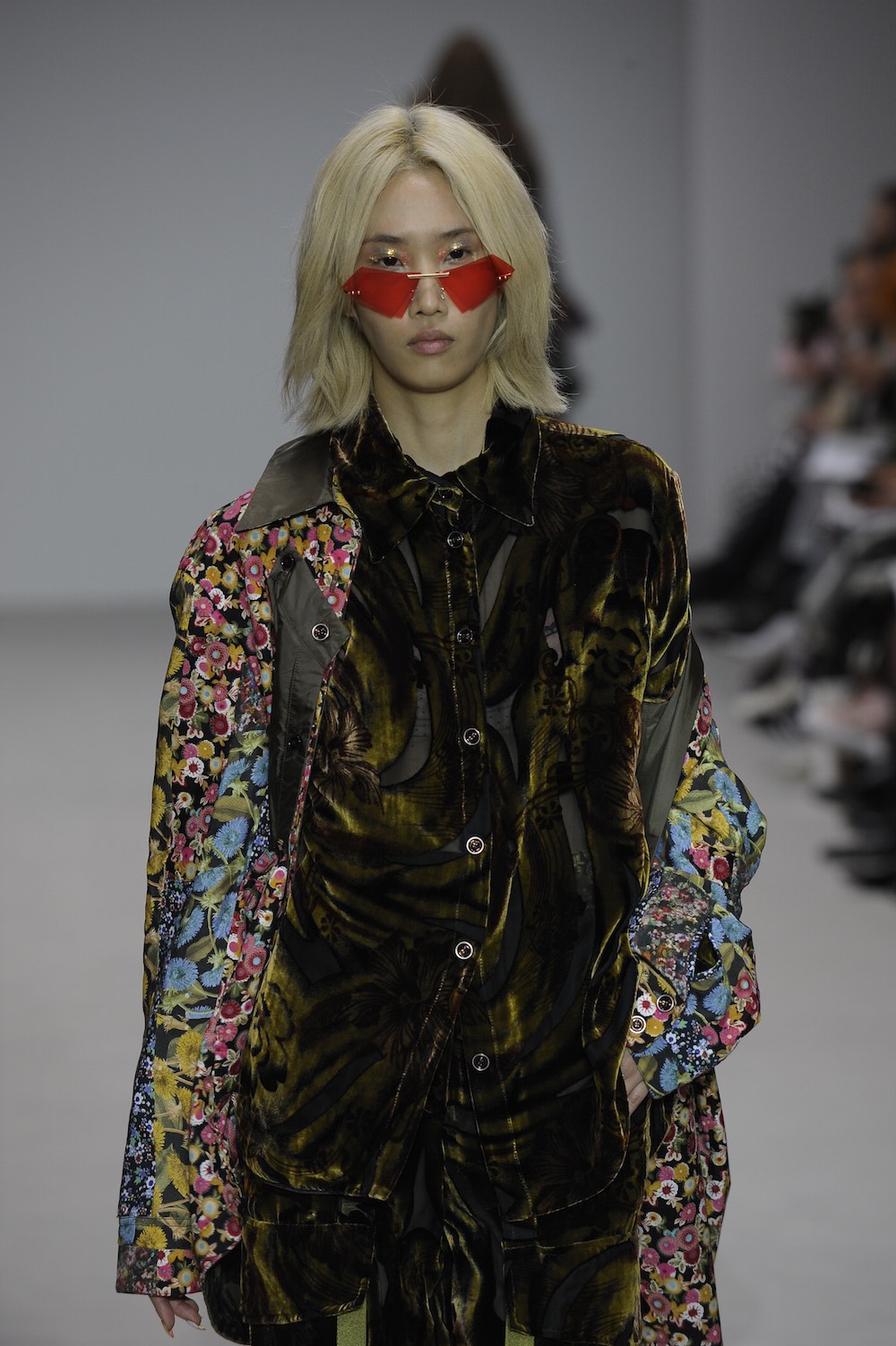 MA Fashion Design Technology Womenswear graduate Feiyi Shuai. Image by Roger Dean.