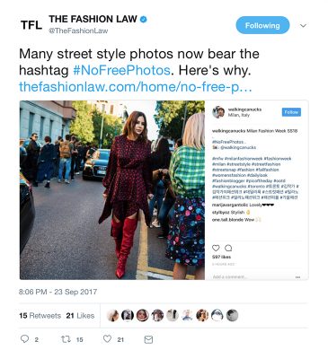 The Fashion Law Twitter
