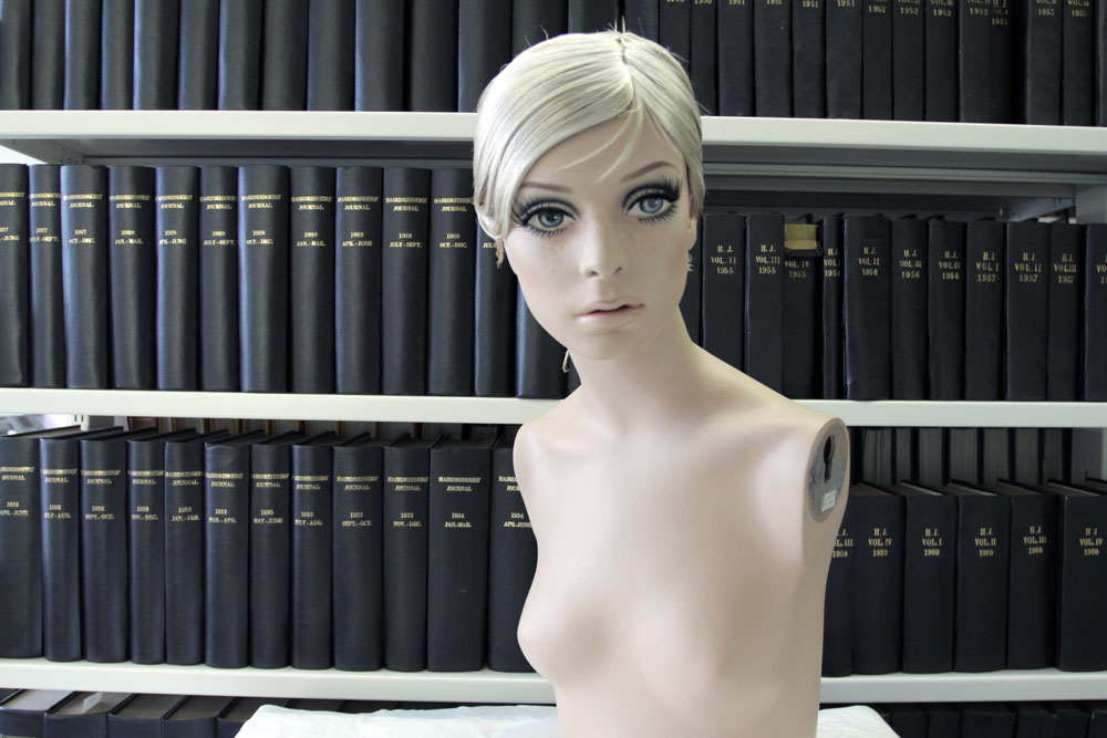 Twiggy Mannequin donated to LCF Archives.