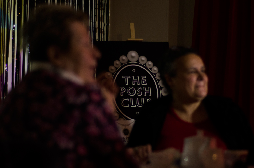 Posh Club poster in LCC Studio