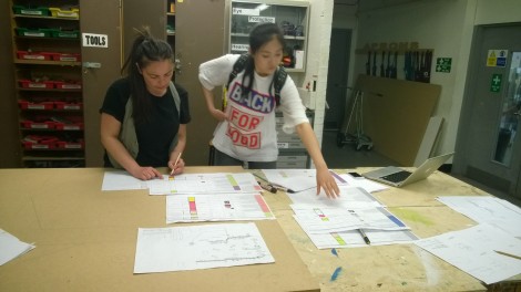 MA Design Management & Cultures students at work.