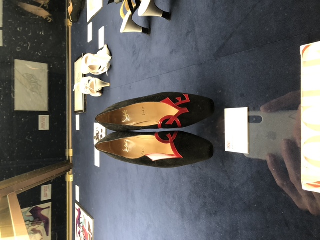 shoes on display