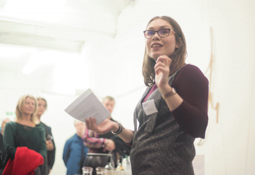 Sophie Bownes, curator of 'and lines present scores to be performed by bodies'.