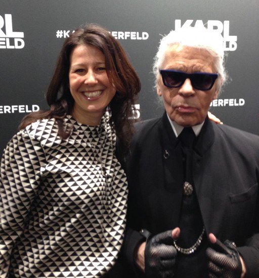 Babette and Karl Lagerfeld 