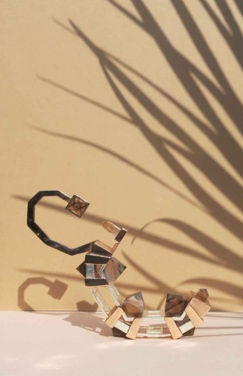 An earpiece from BA (Hons) Fashion Jewellery student Annie Berner's final collection