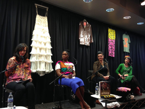 Kate Fletcher of the Centre for Sustainable Fashion speaks at the World of Women festival