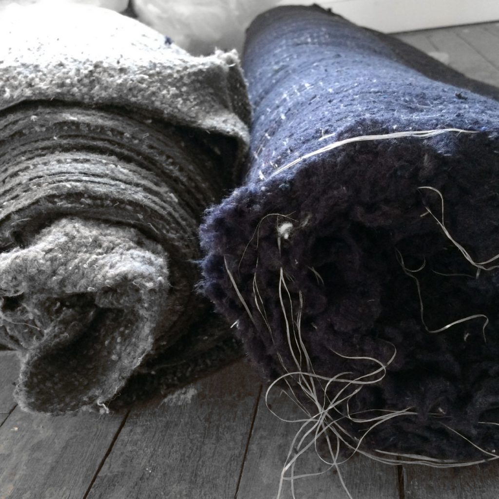 Up-cycled Felt made from Unwanted Knitwear